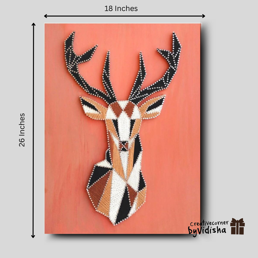 Forest Enchantment: Deer String Art Wall Decor