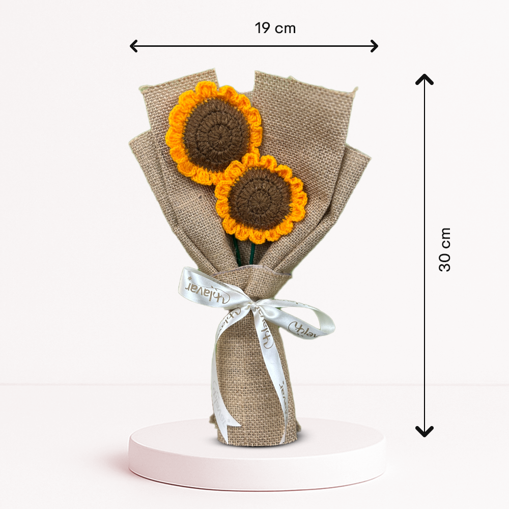 Birthday Surprise Box – Handmade Flowers, Chocolate & Card