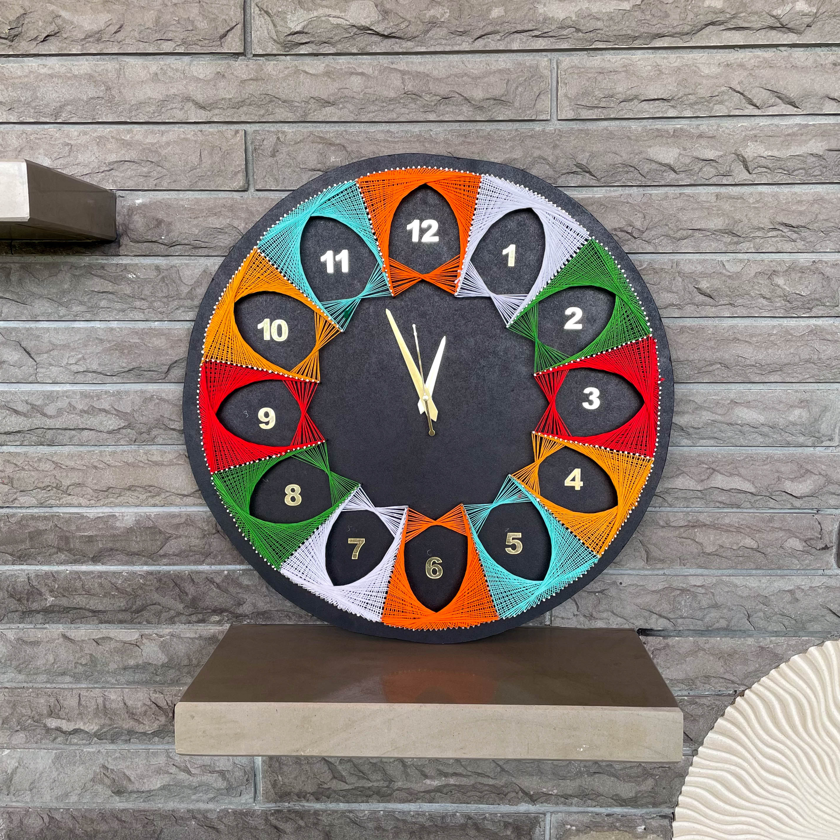 Threads of Time: A Stunning String Art Clock for Your Space