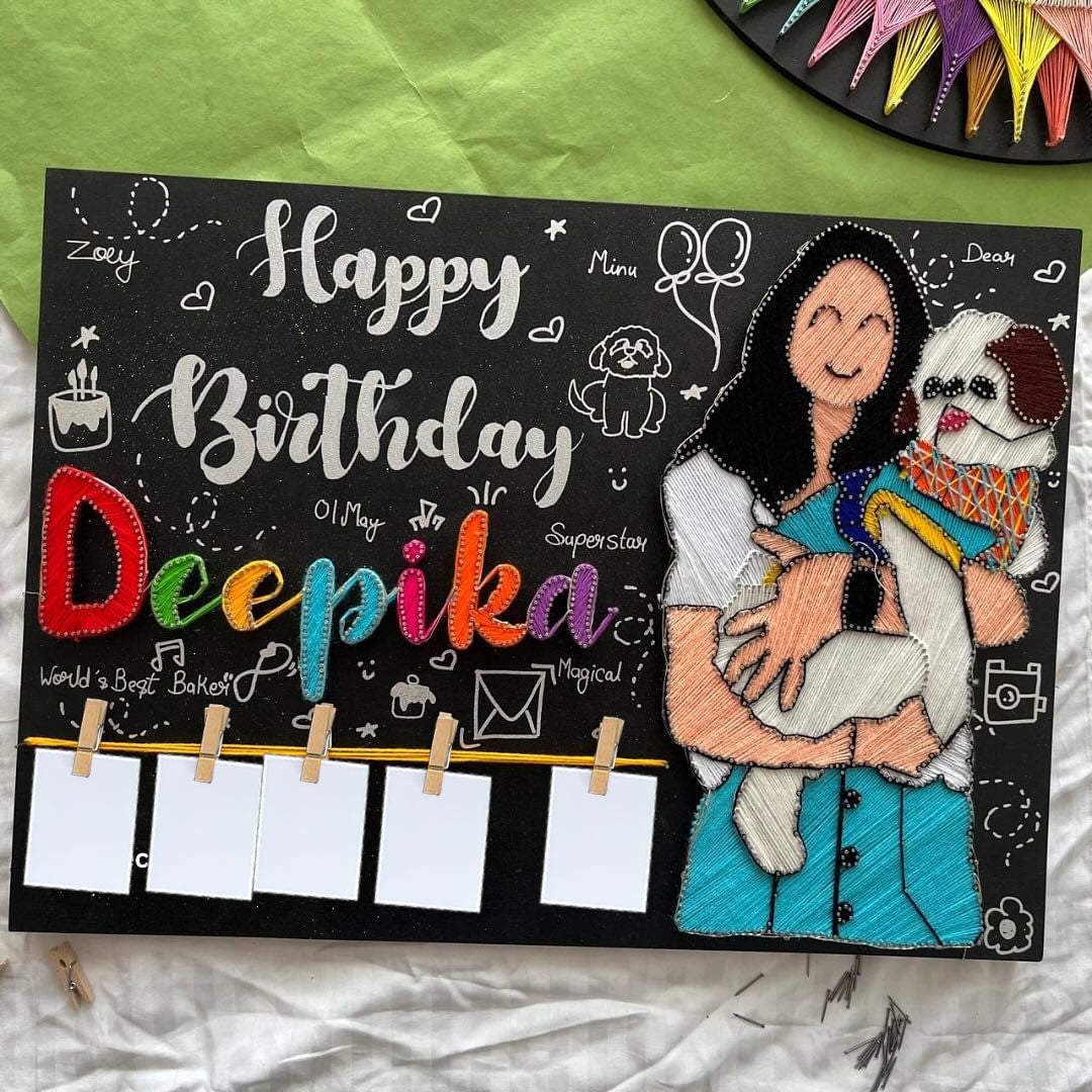 String Art Portrait : Masterpiece for a Birthday Gift