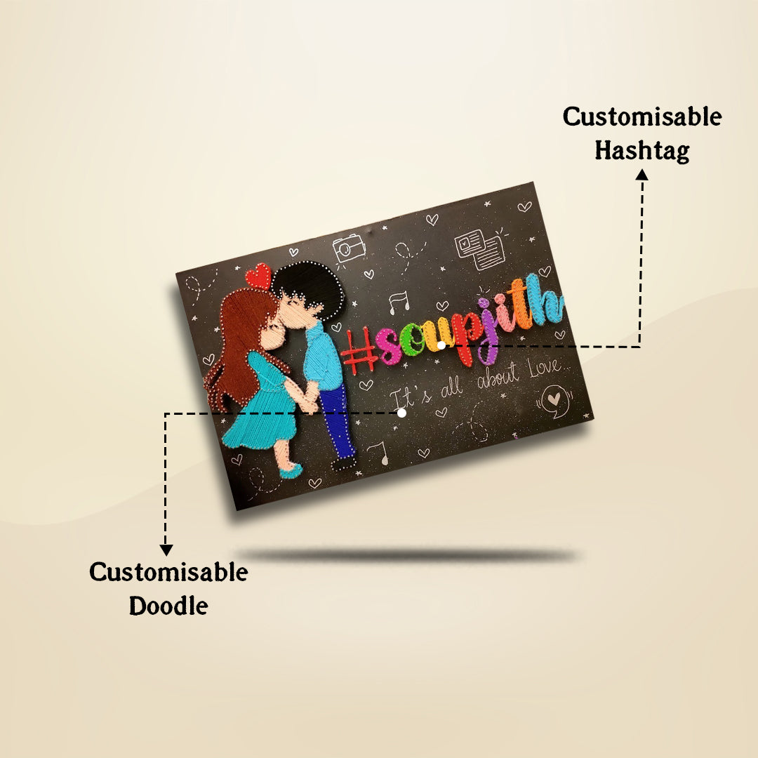 HashTag String Art # Customise your Hashtags