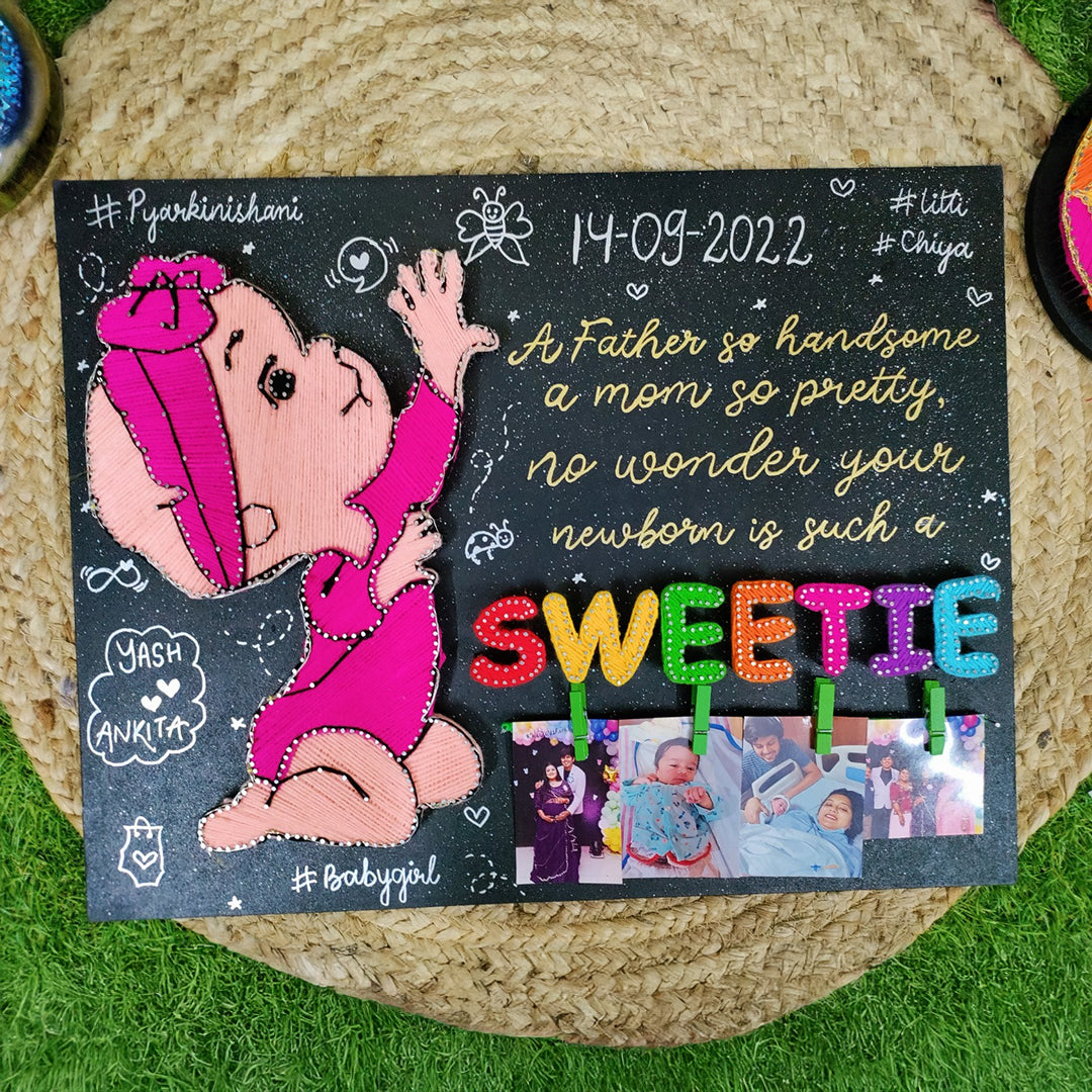 Girl Child String Art