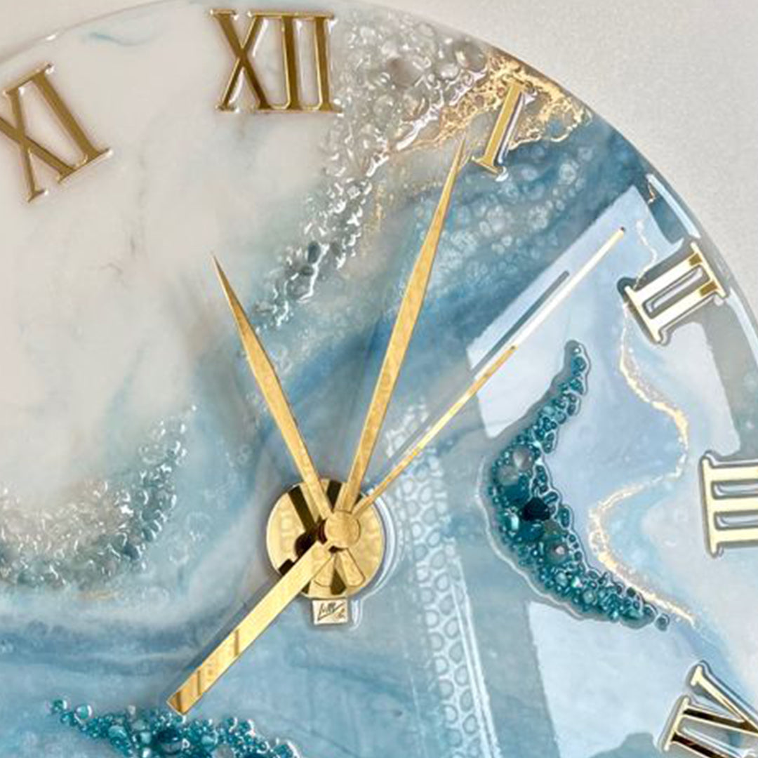Handcrafted Luxury Resin Clock – Designed to Impress