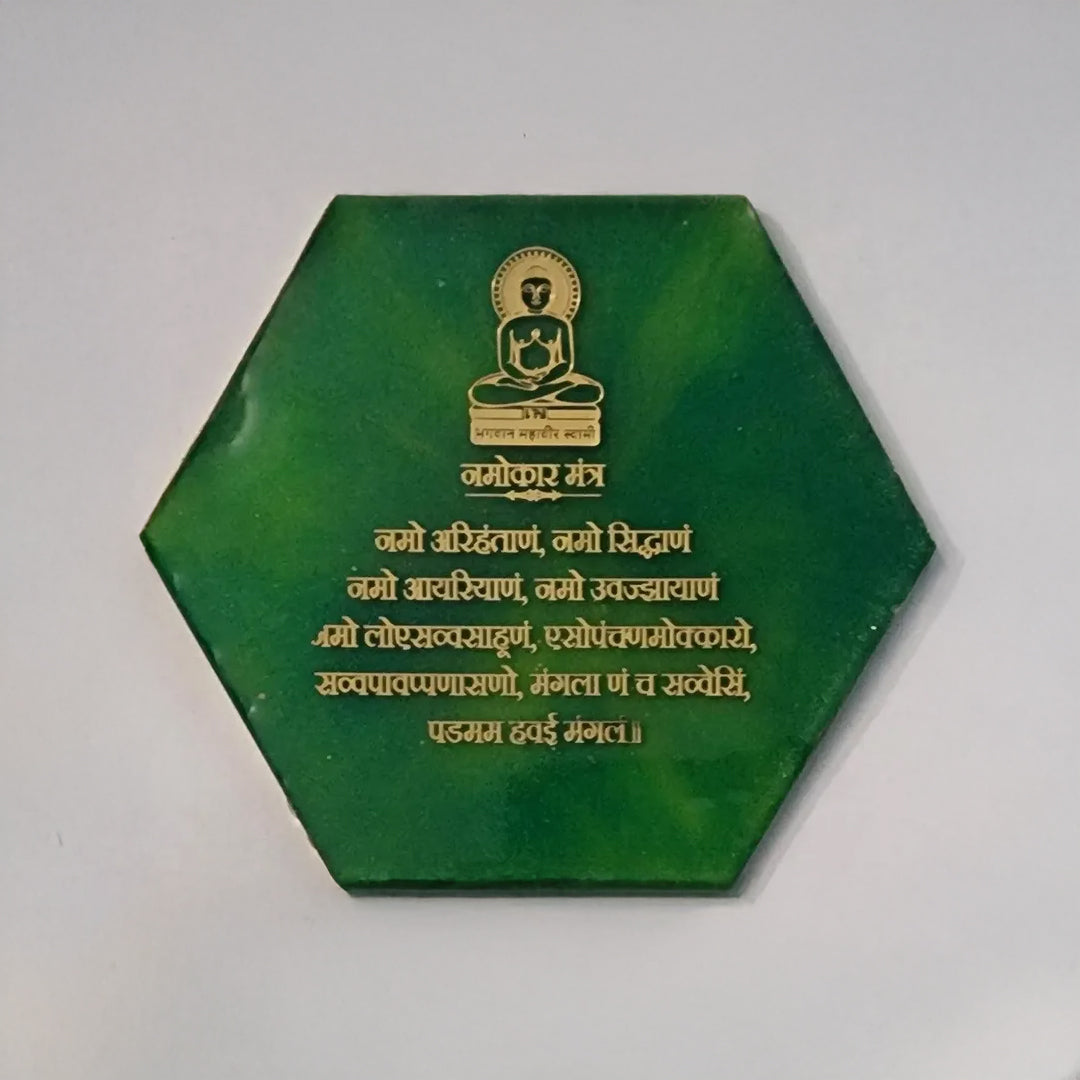 Namokar Mantra Resin Art