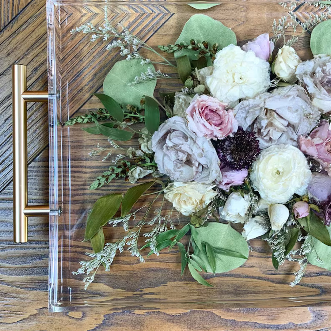 Flower Preservation Resin Tray