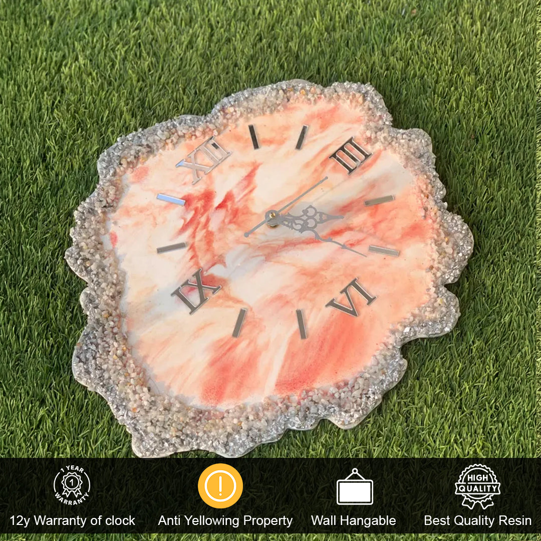 Resin Art Clock