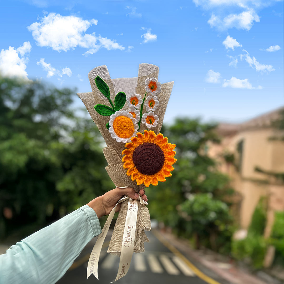 Sunshine Meadow – Crochet Bouquet