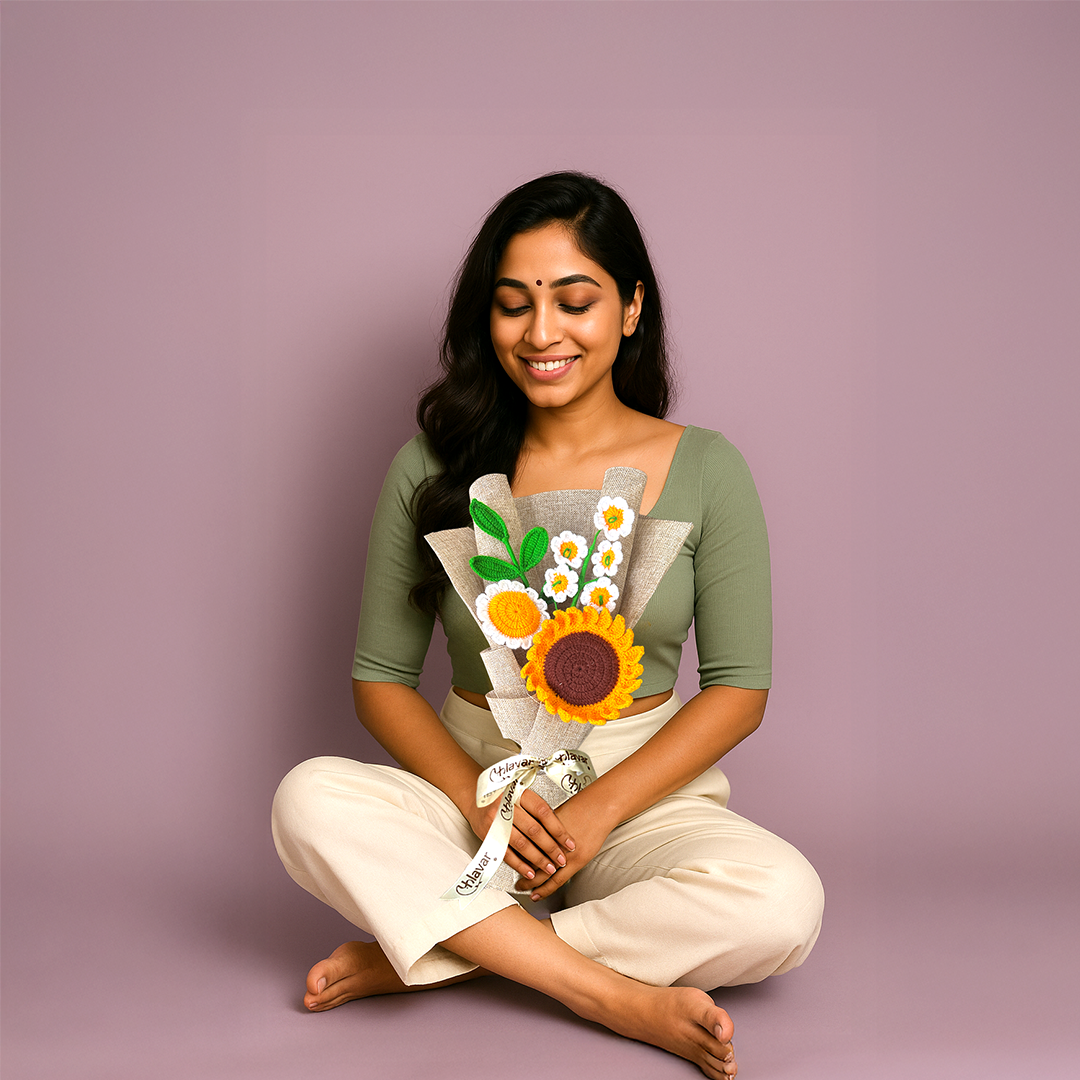 Sunshine Meadow – Crochet Bouquet
