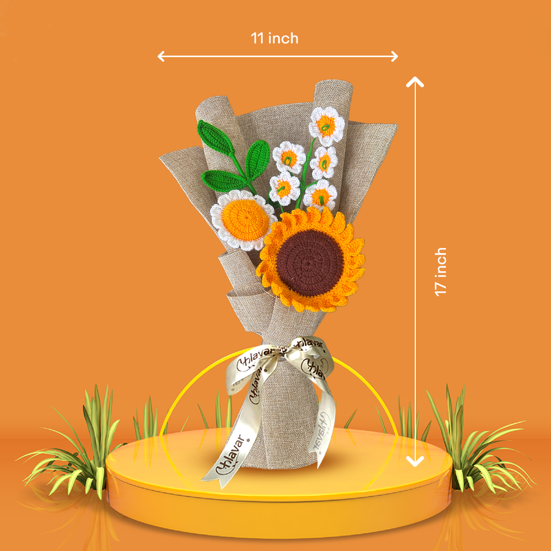 Sunshine Meadow – Crochet Bouquet