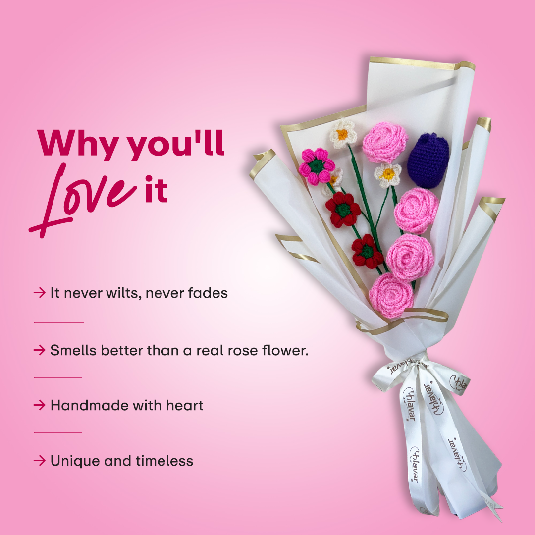 Spring Stories – Forever Floral Crochet Bouquet