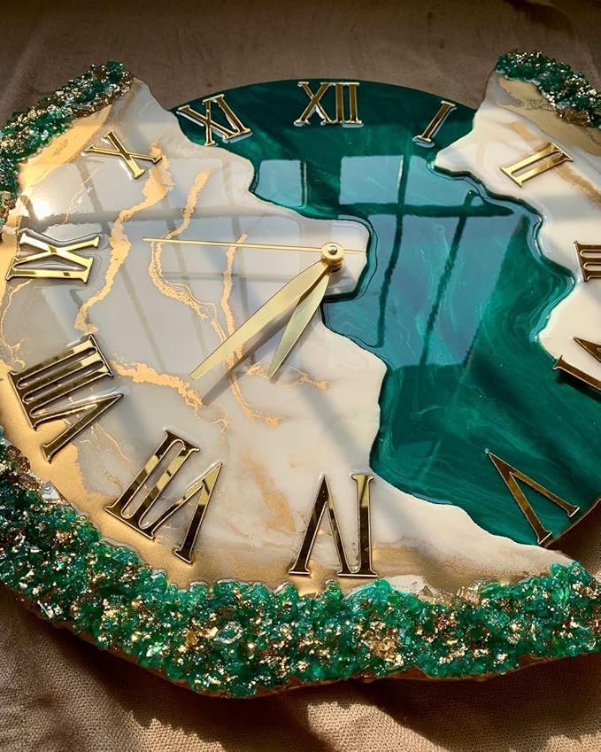 Modern Aesthetic Resin Clock – Perfect Blend of Art & Utility