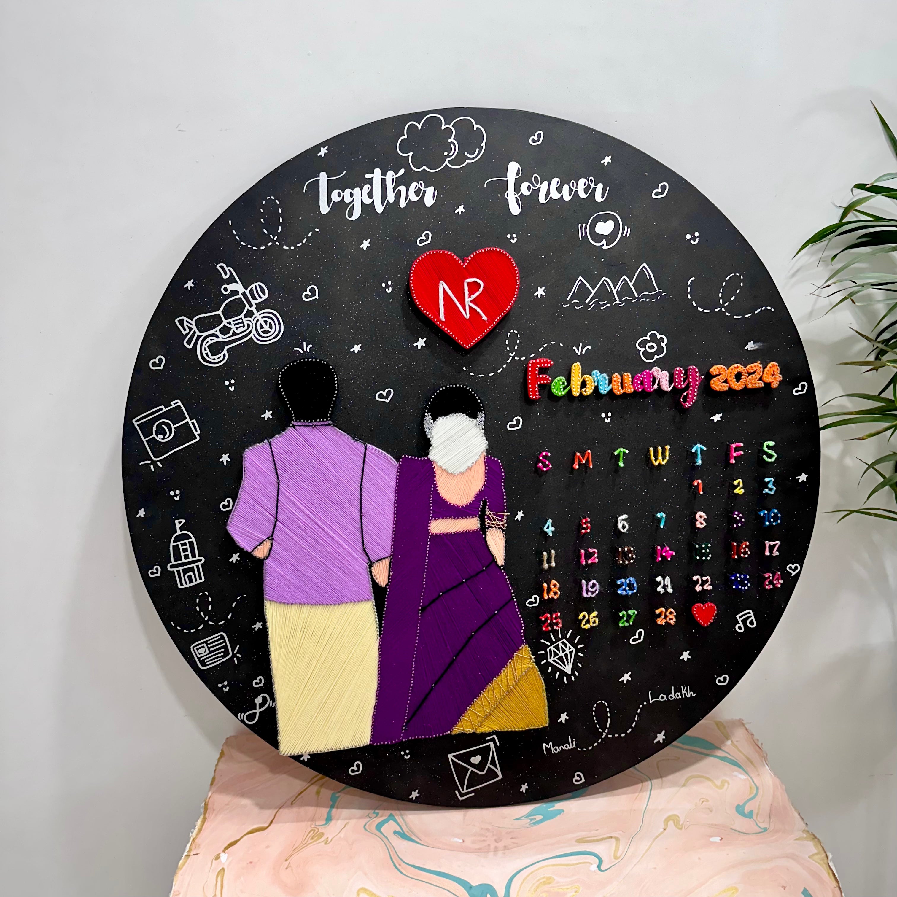 Artful calendar companion