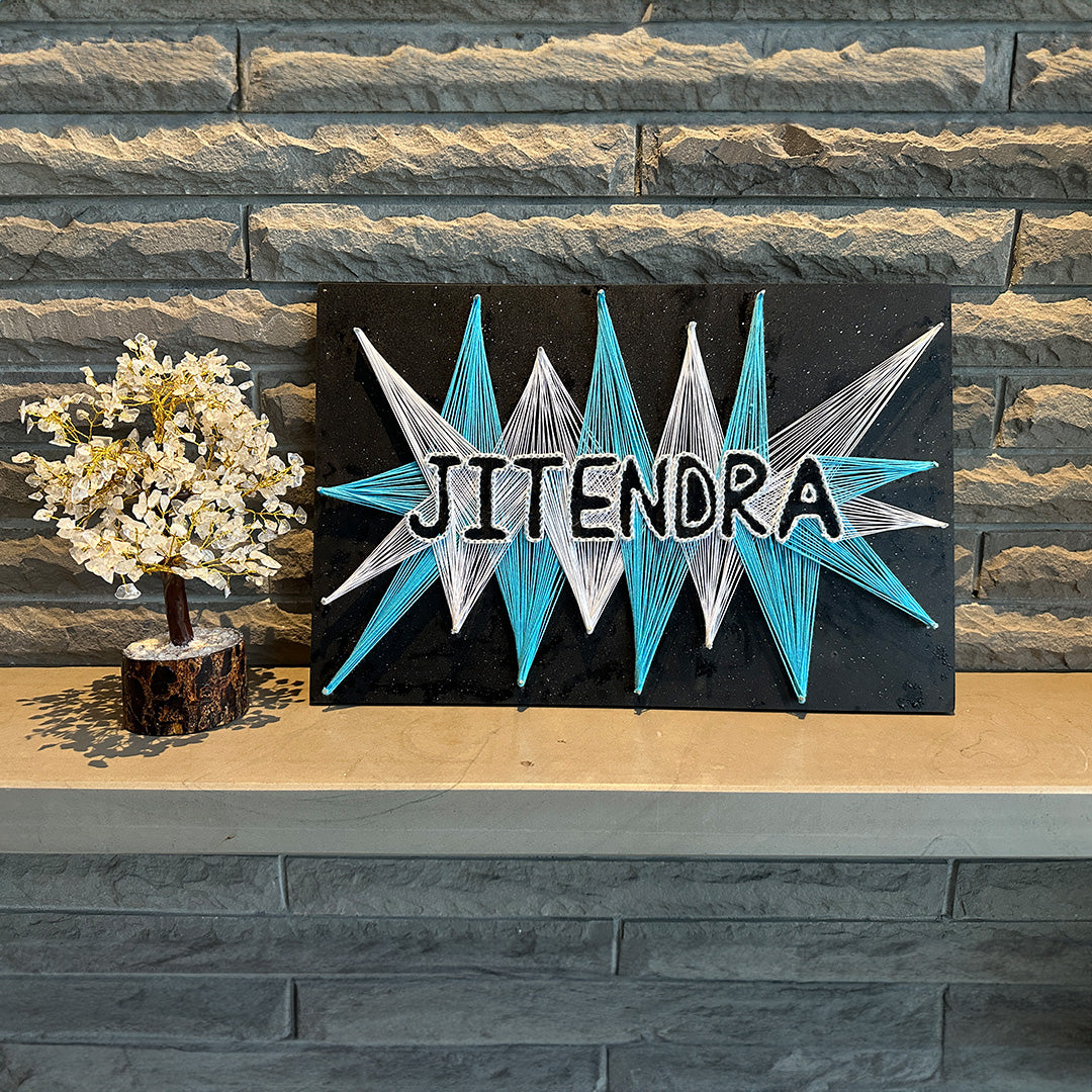 Personalized String Art Name Plate – The Unique Gift