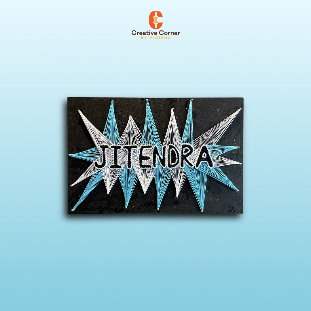 Personalized String Art Name Plate – The Unique Gift