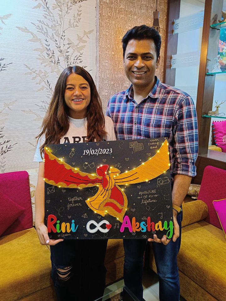 Gathbandhan String Art