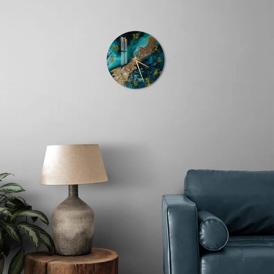 Resin art Clock
