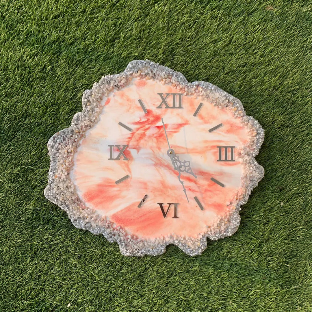 Resin Art Clock
