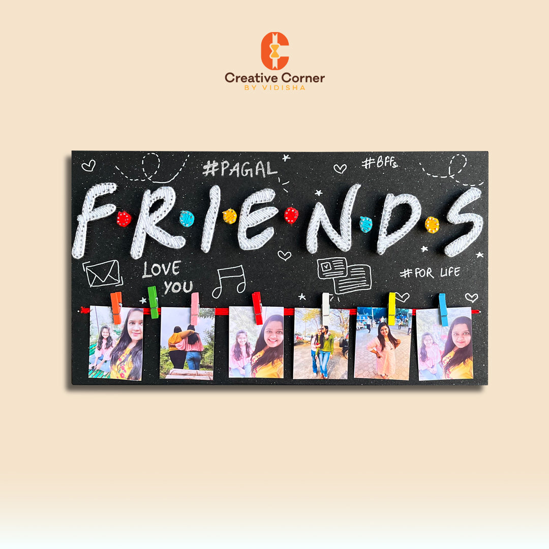Threads of Friendship: A Handcrafted String Art For Friends