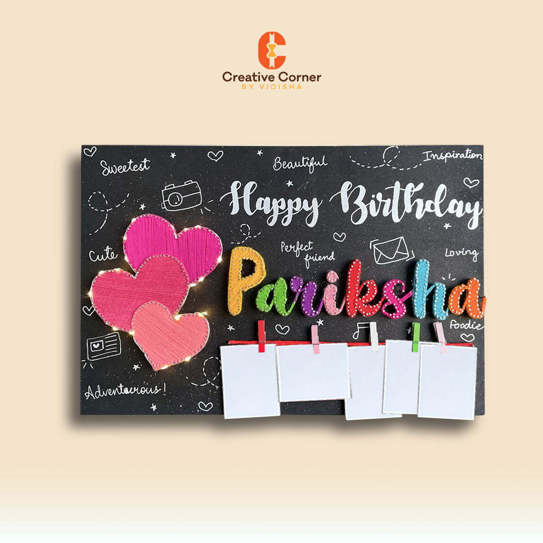 Heartfelt Wishes: A Birthday String Art Masterpiece