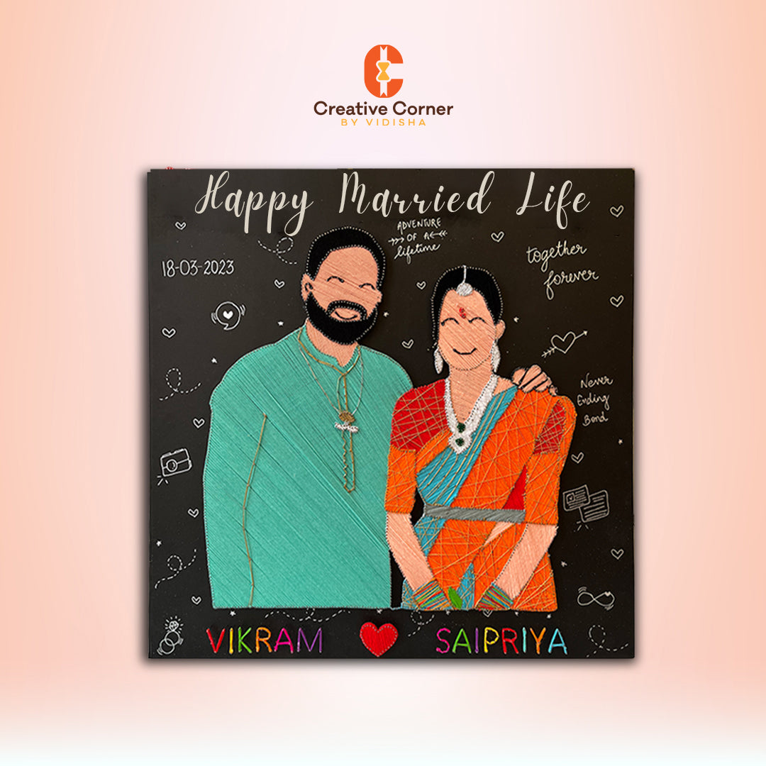 From Pixels to Strings : A Unique Wedding Gift