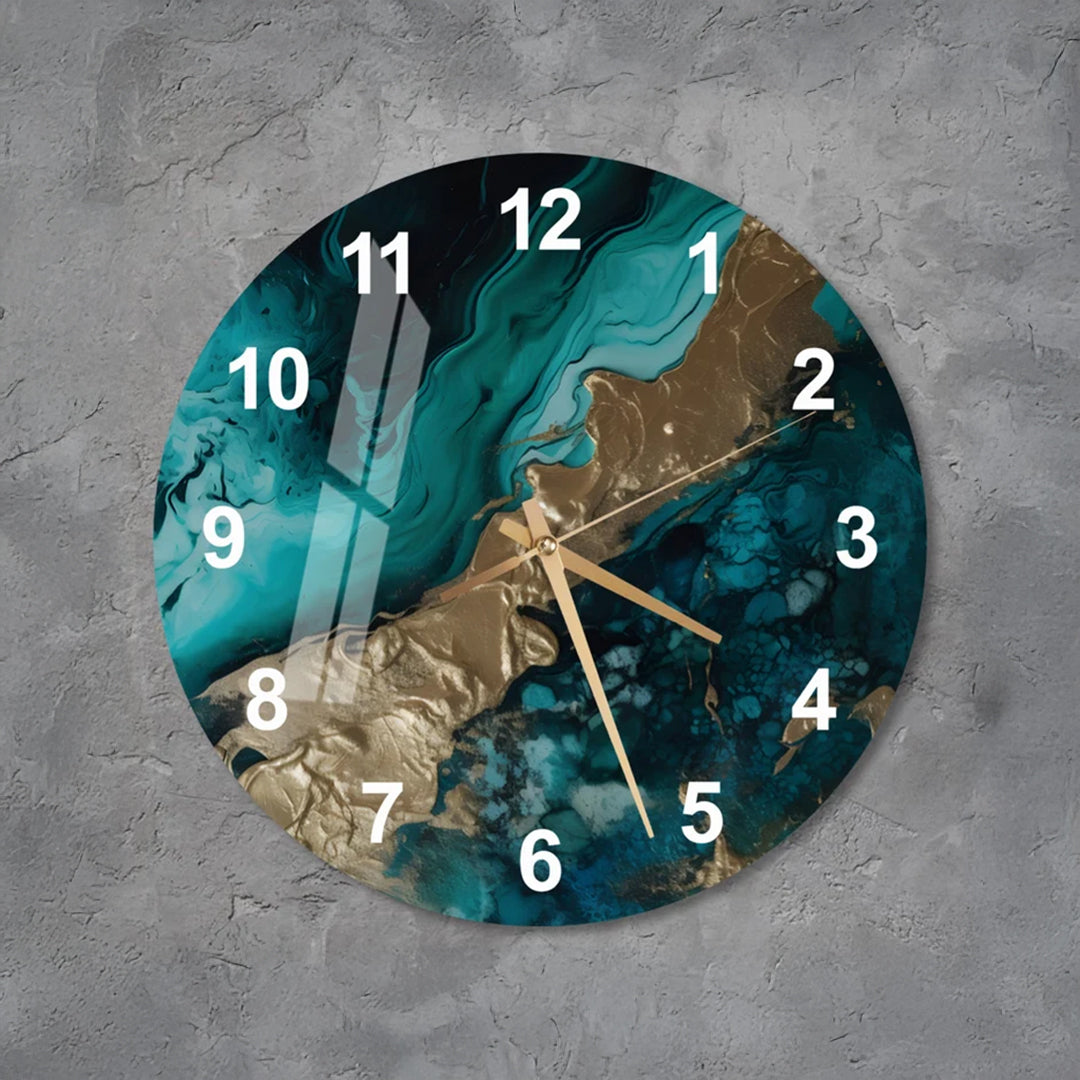 Resin art Clock