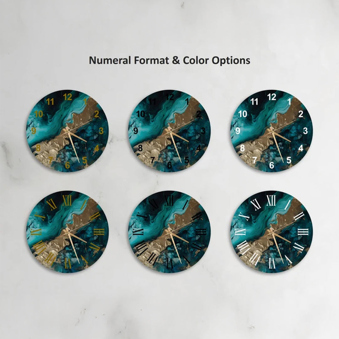 Resin art Clock