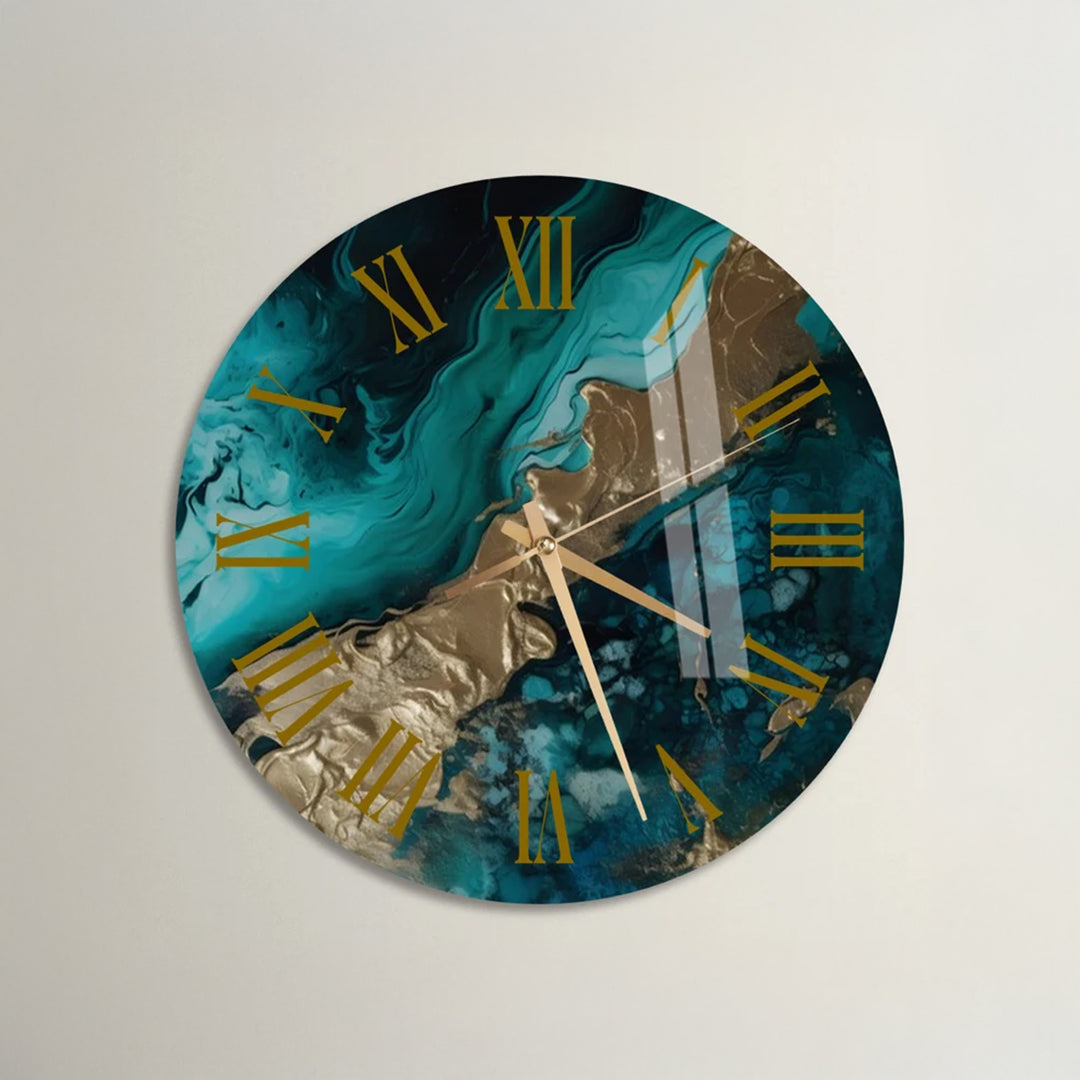 Resin art Clock