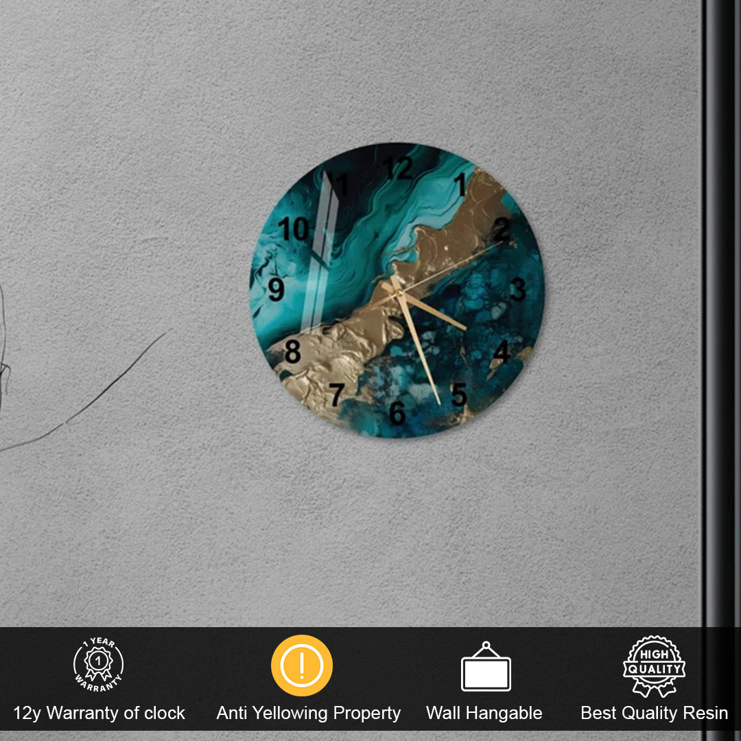 Resin art Clock