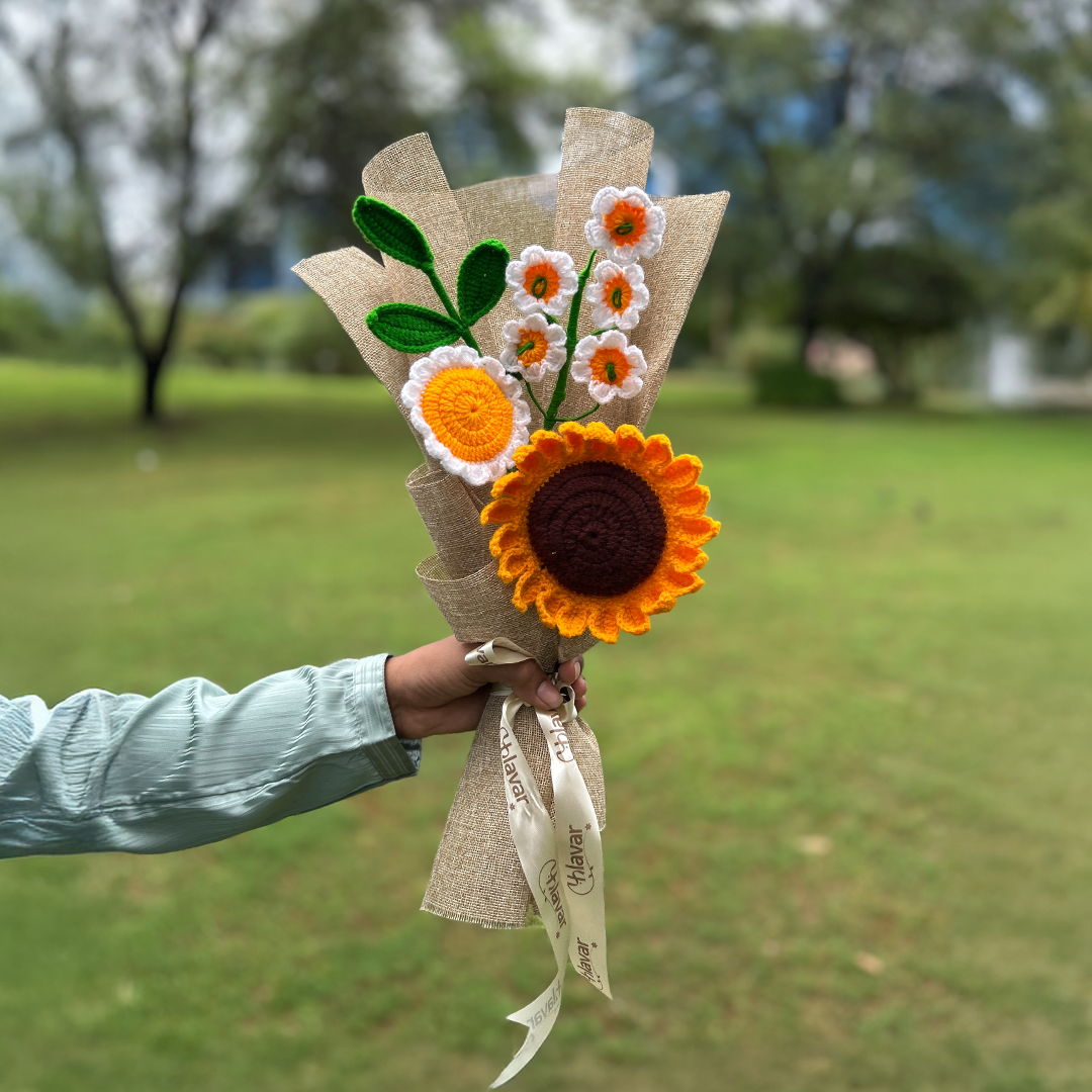 Sunshine Meadow – Crochet Bouquet