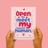 Romantic Mirror Greeting Card