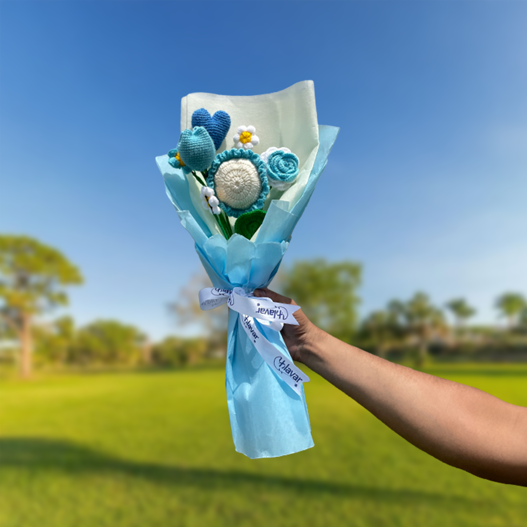 Soft Skies – Forever Flower Bouquet