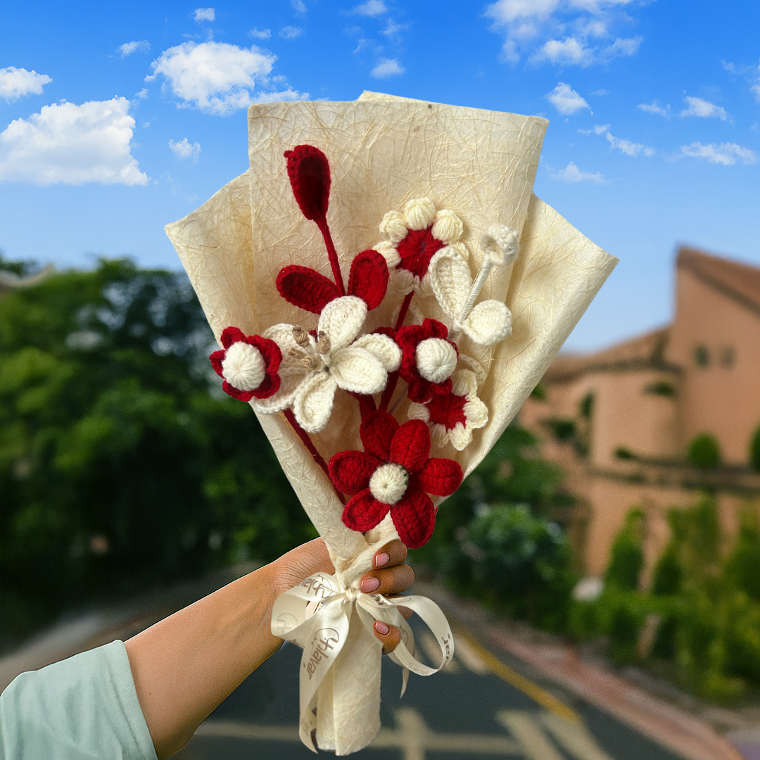 Love Bloom Crochet Bouquet