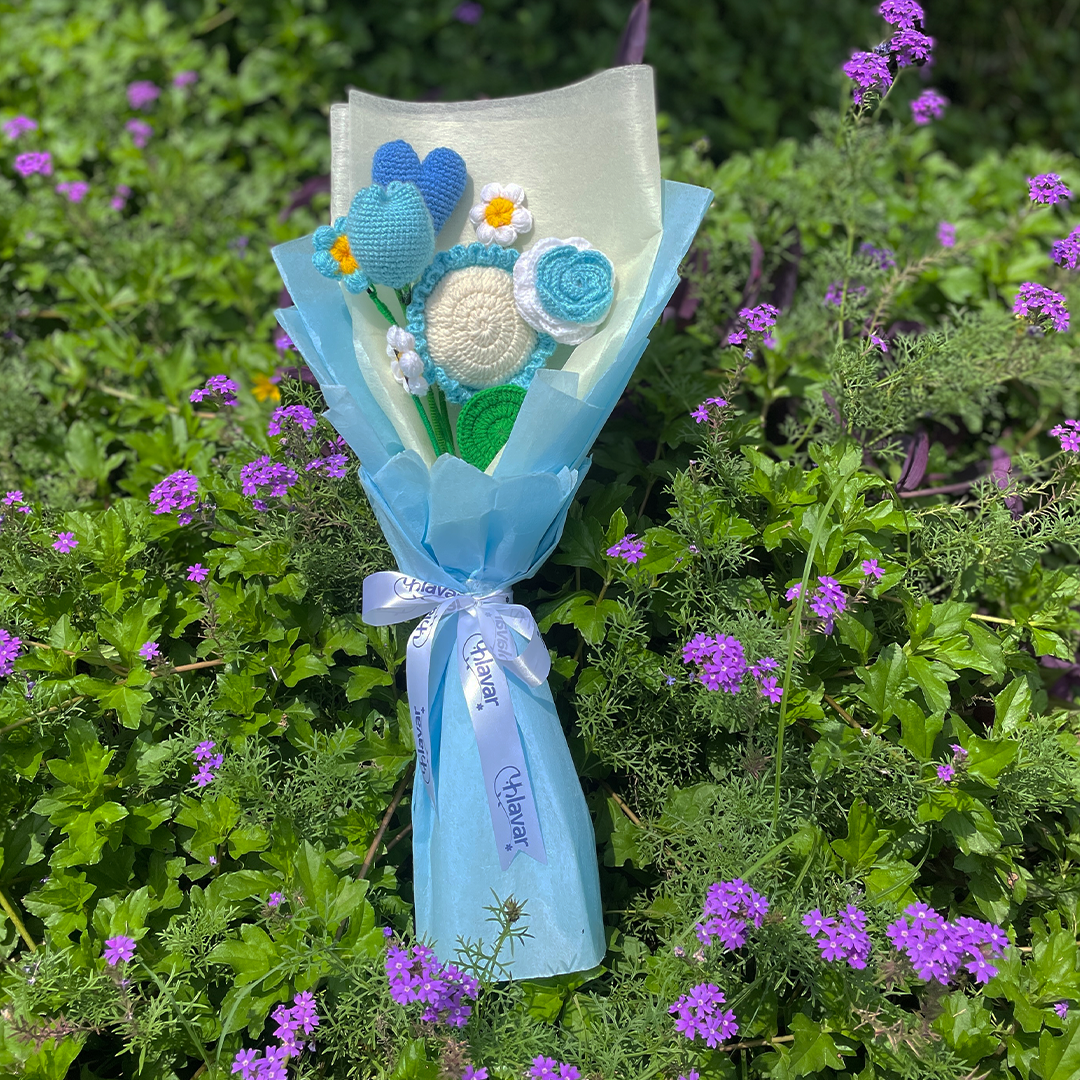 Soft Skies – Forever Flower Bouquet
